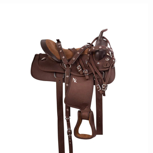 Silla de Montar Western Premium de Cuero para Equitación, Diseño Personalizado OEM, Silla Western Ligera con Bocado para Caballo - Product Image 1