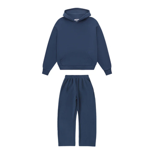 กางเกงจ็อกเกอร์คุณภาพสูงสุดฮิต ทรงหลวมสบายๆ สไตล์ลำลองสำหรับผู้ชาย กางเกงขายาวทรงตรง ผ้าเฟรนช์เทอร์รี่ ขายส่ง - Product Image 5