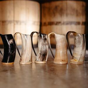 Taza de Cuerno de Búfalo Hecha a Mano, Ecológica, con Forma Natural, Asa Pulida, Arte Rústico Moderno, Coleccionable, Duradera, Regalo Festivo Global - Product Image 3
