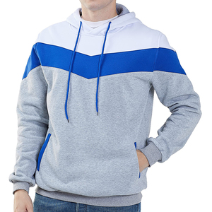High Quality Polyester/Cotton Terry Regular Fit Hoodie for Men <b>Thick</b> <b>Fleece</b> Drop Shoulder Front Quick Dry Breathable Casual - Product Image 6