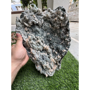 Blue Chalcedony Large <b>Crystal</b> <b>Cluster</b> Premium Natural Mineral Specimen for Collection and Home Display - Product Image 2