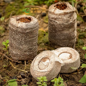 Eco2go Vietnam Coir Pellet/Coir Jiffy, substrat de culture léger et biodégradable, riche en nutriments, haute rétention d'eau pour les semences - Product Image 1