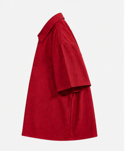 เสื้อเชิ้ตแขนสั้นผู้ชายแบบลำลอง ปกคอพับ เสื้อเชิ้ตฤดูร้อน - Product Image 3