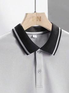 Camisa Formal Transpirable de Poliéster/Algodón con Logotipo de Impresión Digital Personalizada y Cremallera Personalizada para Hombre y Mujer - Product Image 5