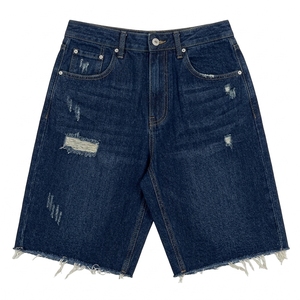 Pantalones Cortos de Mezclilla Casuales de Verano para Hombre, Estilo Vintage, Corte Bootcut, Cintura Media, Diseño con Botones Frontales, Secado Rápido, Estilo Urbano, Venta al Por Mayor - Product Image 4