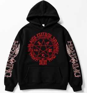 Sudadera con Capucha Personalizada Estilo Anime, Unisex, 100% Algodón, Gruesa, Ecológica, para Invierno, Estilo Harajuku Hip Hop - Product Image 2