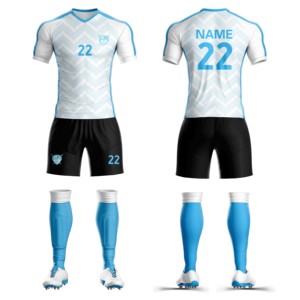 Vente en gros de maillots de football unisexes en polyester 100% sublimé, ensembles uniformes respirants, écologiques, durables et personnalisables - Product Image 2