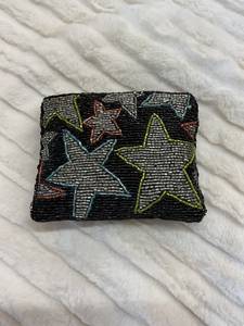 Bolso Rectangular Hecho a Mano con Diseño de Estrellas Bordadas, Artesanía Textil, Decoración del Hogar, Arte de Bordado - Product Image 4