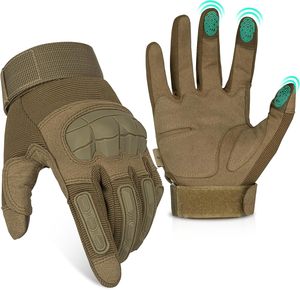 Gants de moto résistants à l'usure, respirants, tactiques, multi-usages, pour la conduite en extérieur, durables, en nylon et microfibre, anti-transpiration - Product Image 1