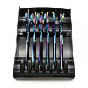 IKZARSA Organizador Profesional de Herramientas para Barbería, Soporte para Tijeras, Caja de Almacenamiento de Plástico ABS de Alta Calidad y Duradero para Peines de Escritorio - Product Image 1