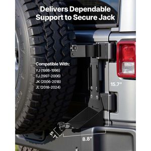 Kit di Supporto per Martinetti ad Alto Sollevamento, Compatibile con Portapacchi e Staffe per Veicoli Pesanti - Product Image 4