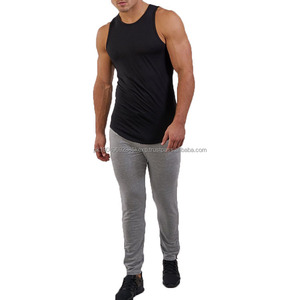 Débardeurs sans manches pour hommes, service OEM, meilleur prix, prix compétitif, débardeur à col en U, bretelles larges, singlet pour homme - Product Image 4