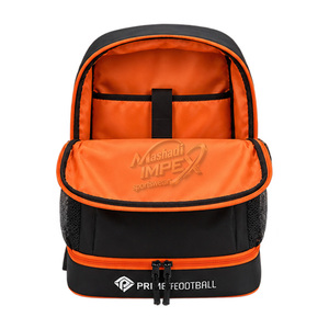 Prime Football North Epping Rangers Rucksack Schwarz Orange Polyester Sport-Tagesrucksack mit Seitentasche - Product Image 5