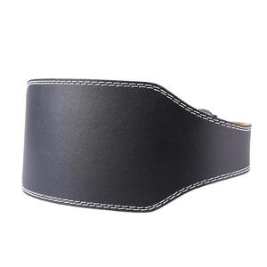 Cowhide Leather Breathable Non-Slip Adjustable Weight Lifting Belt with Professional <b>Back</b> <b>Support</b> and Protection for Unisex Use - Product Image 4