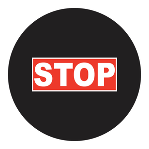 ป้ายเตือนความปลอดภัย Brady STOP GOBO แบบสไลด์ ขนาดเส้นผ่านศูนย์กลาง 1.48 นิ้ว สำหรับการฉายภาพในอุตสาหกรรม - Product Image 2