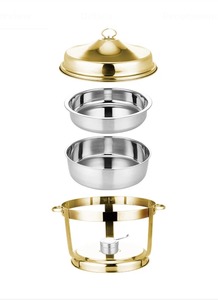 Hotel & Restaurant Supplies Metal Chafing Dish Food Buffet Warmer Catering <b>Equipment</b> Chafing Dish by Indian Exporters - Product Image 4