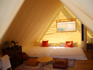 Glamping al aire libre Una tienda de campaña para uso en el Parque Natural con lona para todo tipo de clima - Product Image 4