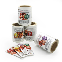 Rouleau de film d'emballage laminé imprimé sur mesure |   Rouleaux de film flexible haute barrière de qualité alimentaire BOPP CPP PE