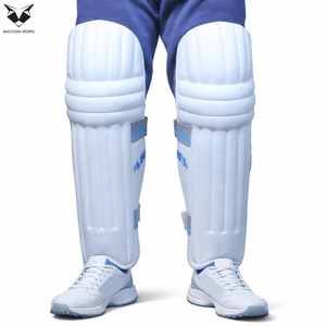 New Arrival Pro Grade Lightweight Shock Absorption Cricket Batting <b>Pads</b> Comfortable Breathable Adjustable Straps Custom Logo - Product Image 5