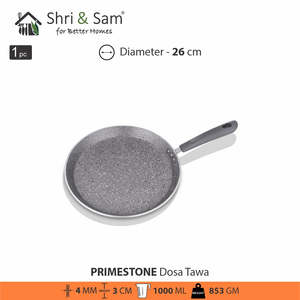 Pieza de utensilios de cocina Dosa Tawa antiadherente de aluminio para cocina tradicional india - Product Image 5