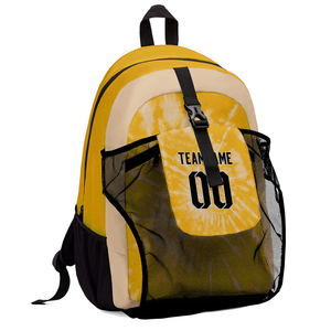 Mochilas Deportivas Unisex Negras y Amarillas al por Mayor para Exteriores, Bolsas de Equipo Académico, Mochilas de Fútbol, Mochilas de Gimnasio, Mochilas de Baloncesto de EE. UU. para Hombres - Product Image 4