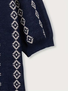 เสื้อเชิ้ตผู้ชายลายแจ็คการ์ด แขนสั้น ผ้าถัก สวมใส่สบาย พรีเมียม สำหรับฤดูร้อน ปรับแต่งได้ น้ำหนักเบา เป็นมิตรกับสิ่งแวดล้อม ระบายอากาศได้ดี - Product Image 3