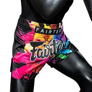 Pantalones Cortos de Boxeo Muay Thai Fairtex de Alta Calidad al Por Mayor, Tela Oxford Informal, Multicolores, Transpirables y Elásticos AI-MTS-08 - Product Image 5