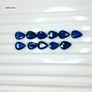 Saphir bleu Kanchana de haute qualité, forme poire, lot de 11 pierres, 11,06 ct, pierres précieuses chauffées, pièces assorties pour bijoux personnalisés - Product Image 2