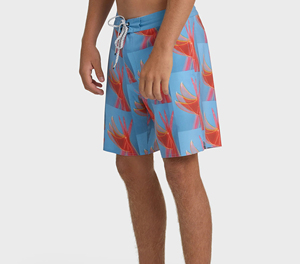 Fashion Solid Sublimation Transfer Print Board <b>Shorts</b> for <b>Men</b> Quick Dry Summer Wear Polyester/Cotton Worsted - Product Image 4