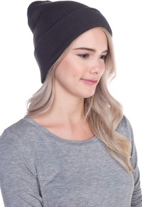 <b>Beanie</b> Men <b>Women</b>-Unisex Cuffed Plain 100% Cotton Fashionable Knit <b>Hat</b> - Product Image 5