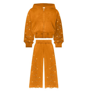 Ensemble de survêtements pour femmes, design OEM, vêtements de sport confortables pour la gym, le fitness et le jogging, vêtements de sport haut de gamme pour femmes - Product Image 5