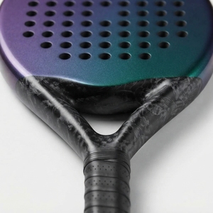 Raqueta de Pádel para Exteriores, Fibra de Carbono y Grafito, Ligera, Núcleo de EVA, Marco Resistente, Superficie Texturizada, Agarre Cómodo, Equilibrada - Product Image 5