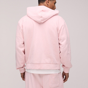 OEM <b>Mens</b> Tracksuit Set <b>Polyester</b> Cotton Casual Printed Hoodie <b>Jogger</b> DTF Design Matching Two Piece Outfit Custom Logo Clothing - Product Image 4