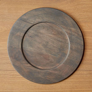 Assiettes rondes en bois pour gâteaux et usage en restaurant, prix de gros - Product Image 1