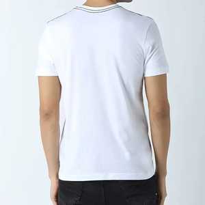 เสื้อยืดผู้ชายผ้าฝ้ายแท้ 100% พิมพ์ลายสกรีนตามสั่ง พร้อมโลโก้แบรนด์ของคุณเอง เสื้อยืดแขนสั้นผู้ชาย - Product Image 3