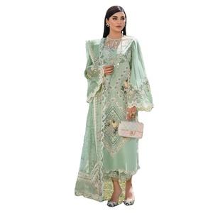 green emerald velvet dress Twisha Salwar Kameez Art Silk main image 0