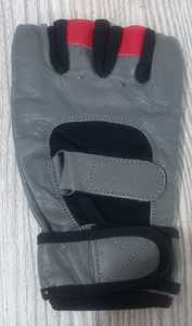 Guantes de Gimnasio para Fitness, Medios Dedos, Ligeros, Transpirables, Cierre de Hebilla de PU, para Levantamiento de Pesas, Ejercicios Pliométricos, 0.5 kg, para Hombre, Geo - Product Image 2