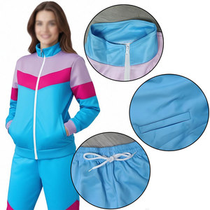 High Quality Women's Windproof Summer Windbreaker <b>Set</b> Casual Stand Collar Drawstring Closure Breathable Polyester Lightweight - Product Image 6