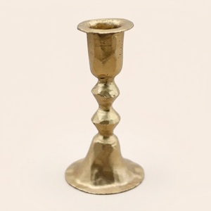 Handmade Antique Gold <b>Brass</b> <b>Candlestick</b> Holder Vintage Taper Candle Stand for Wedding Centerpieces & Luxury Home Decor - Product Image 1