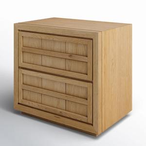 Nightstand For Bedroom Teak Wood Bed Sidetable Modern Minimalist Design <b>Small</b> Table With <b>Drawers</b> Home Furniture - Lyona - Product Image 5