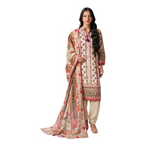 Tissu viscose d'hiver pakistanais de qualité supérieure, séchage rapide, sans plis, protection solaire pour robes Salwar Kameez élégantes et magnifiques pour femmes - Product Image 1