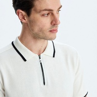 Chemise d'été personnalisée à manches courtes avec fermeture éclair, unie, pour homme, 100 % coton, style professionnel, respirante, disponible dans toutes les couleurs et tailles