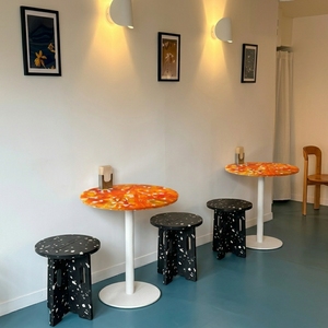 Mesa de Centro de Plástico Reciclado, Diseño Moderno, Impermeable, Duradera, Ecológica, Muebles para el Hogar, Escuela, Sala de Estar, Hotel - Product Image 5
