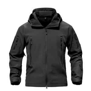 Vêtements de chasse coupe-vent en tissu silencieux à étiquette privée, veste et pantalon softshell imperméables, vêtements de randonnée - Product Image 1