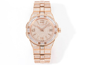 Reloj de Pulsera Mecánico Automático de Lujo Romántico y Estético de Alta Gama con Moissanita para Hombre, Ideal para Banquetes Casuales y Negocios - Product Image 1