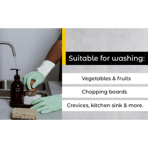 Cepillo de Limpieza de Platos de Fibra de Bambú y Sisal - Product Image 4