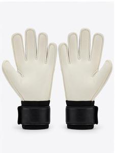Guantes de Portero Blancos de Látex con Diseño Personalizado, Guantes de Portero con Protección para los Dedos de Cuero PU - Product Image 2