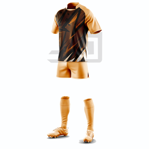 ชุดยูนิฟอร์มรักบี้สำหรับผู้ชายแบบมืออาชีพ ชุดเสื้อและกางเกงพิมพ์ลายดิจิทัลตามสั่ง ระบายอากาศได้ดี กันลม ป้องกันแบคทีเรีย ผลิตจากโพลีเอสเตอร์ 100% รุ่น V - Product Image 5