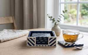 Accesorios Elegantes para Bebidas con Incrustaciones de Hueso Hechos a Mano para Reuniones con Estilo - Product Image 5