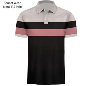 Camisetas Polo Casuales para Hombre de Secado Rápido a Rayas de Verano de Manga Corta - Product Image 4